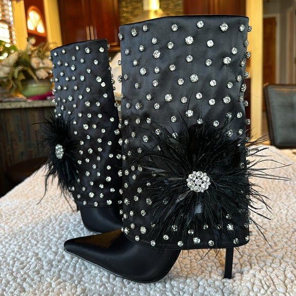 NWT Azalea Wang Blaise Stilletto Heel Boots Sz 6.5 - Picture 3 of 14